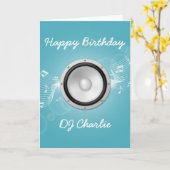 ミュージシャン誕生日カード カード (黄色い花)