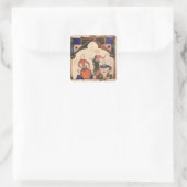 ミュージシャン遊のカスタネットとサルタリー スクエアシール (バッグ)