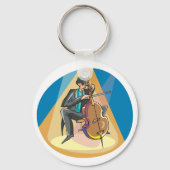 ミュージシャン遊ズザチェロ キーホルダー (正面)