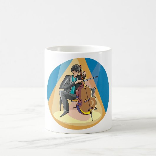 ミュージシャン遊ズザチェロ コーヒーマグカップ