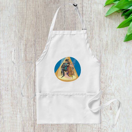 ミュージシャン遊ズザチェロ スタンダードエプロン