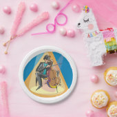 ミュージシャン遊ズザチェロ ペーパープレート (パーティー)