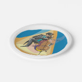 ミュージシャン遊ズザチェロ ペーパープレート (アングル)