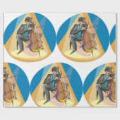 ミュージシャン遊ズザチェロ ラッピングペーパー (フラット)