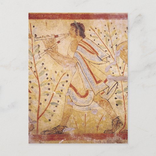 ミュージシャン遊ズ・ザ・パイプ ポストカード (正面)