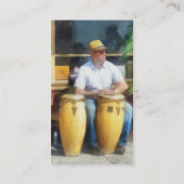ミュージシャン遊- Bongo Drums 名刺 (裏面)
