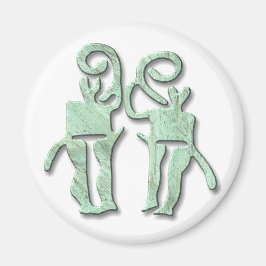 ミュージシャン銅 マグネット (正面)