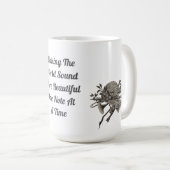 ミュージシャン音楽先生ヴィンテージミュージカル楽器 コーヒーマグカップ (正面右)