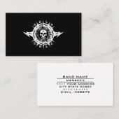 ミュージシャン音楽業界ギターレッスンロックバンド 名刺 (正面/裏面)