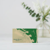 ミュージシャン音楽芸術の広告宣伝のスタイル 名刺 (スタンド正面)