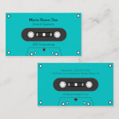 ミュージシャン80のテープ・ミックス 名刺 (正面/裏面)