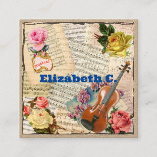 ミュージシャン(インストラクターDegree Premium) スクエア名刺