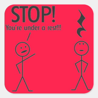 ミュージシャン スクエアシール