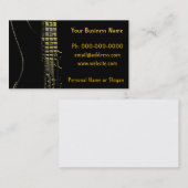 ミュージシャン、バンド、楽器名刺 名刺 (正面/裏面)