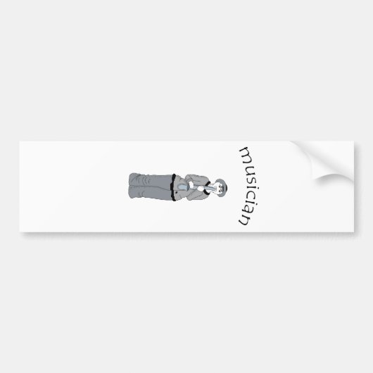 ミュージシャン バンパーステッカー (正面)