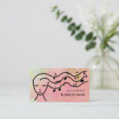 ミュージシャン,ヘアスタイリスト,ダンサー,歌手 名刺 (スタンド正面)