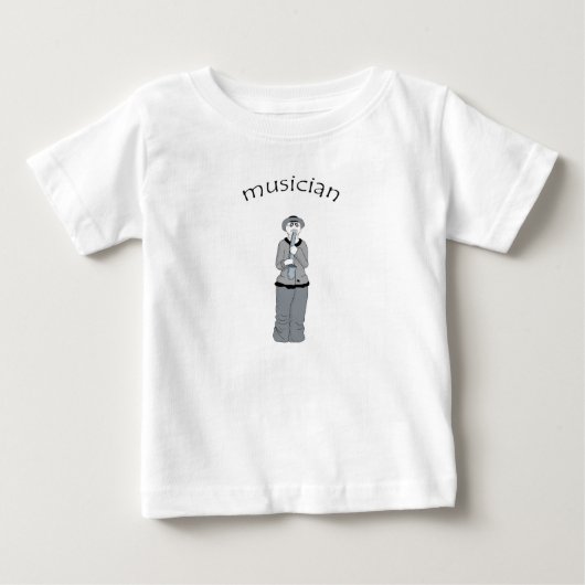 ミュージシャン ベビーTシャツ (正面)