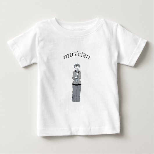 ミュージシャン ベビーTシャツ (正面)