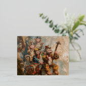 ミュージシャン – ホイルポストカード 箔招待状ポストカード (立ち正面)