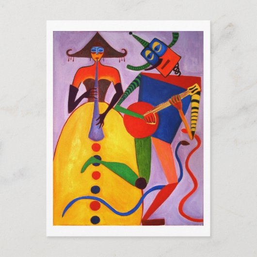 ミュージシャン ポストカード (正面)