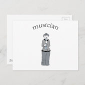 ミュージシャン ポストカード (正面/裏面)
