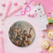 ミュージシャン – ラウンド紙プレート ペーパープレート (パーティー)