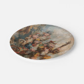 ミュージシャン – ラウンド紙プレート ペーパープレート (アングル)