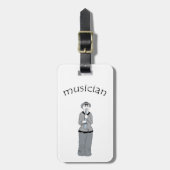 ミュージシャン ラゲッジタグ (正面縦)