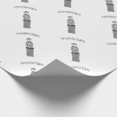 ミュージシャン ラッピングペーパー (角)