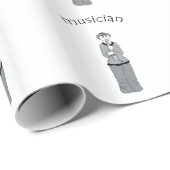 ミュージシャン ラッピングペーパー (ロールコーナー)