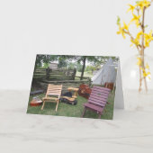 ミュージシャン「一緒にいるフ遊レンド」カード カード (黄色い花)