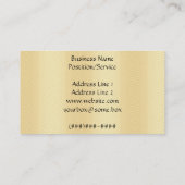 ミュージシャン 名刺 (裏面)