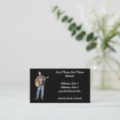 ミュージシャン 名刺 (スタンド正面)