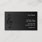 ミュージシャン 名刺 (裏面)