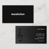 ミュージシャン 名刺 (正面/裏面)