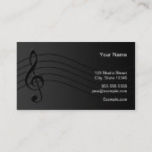 ミュージシャン 名刺 (裏面)