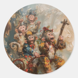 ミュージシャン – 文房具の丸スタンプ ラウンドシール