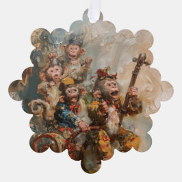 ミュージシャン-紙カード装飾文房具 オーナメントカード