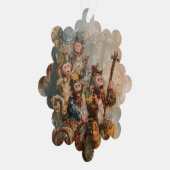 ミュージシャン-紙カード装飾文房具 オーナメントカード (右)