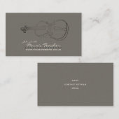 ミュージシャン/音楽先生v3 名刺 (正面/裏面)