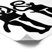 ミュージシャン-BW ポスター (角)