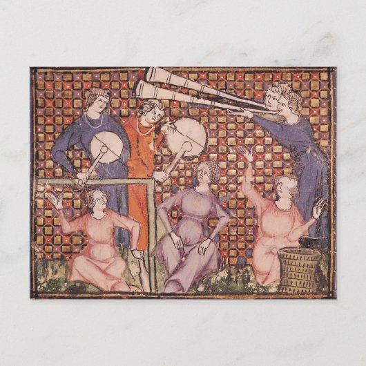 ミュージシャン, Ovid Moralizeから ポストカード (正面)