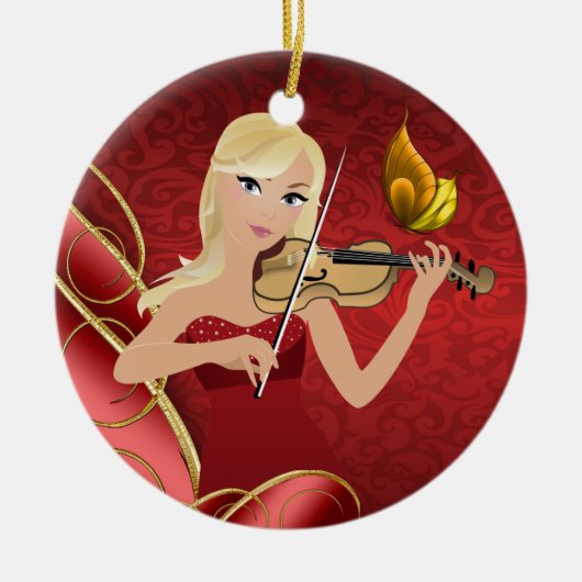 ミュージシャン- SRF セラミックオーナメント (正面)