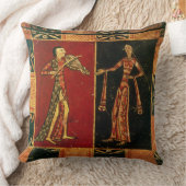 ミュージシャンaを描写する嫁入り道具入れの化粧箱からの詳細 クッション (ブランケット)