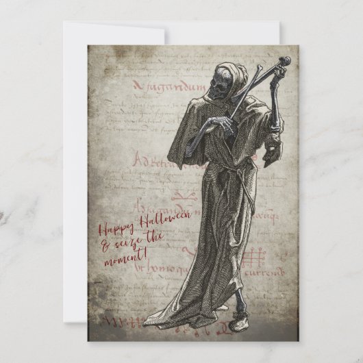 ミュージシングデスのハロウィーン シーズンカード (正面)