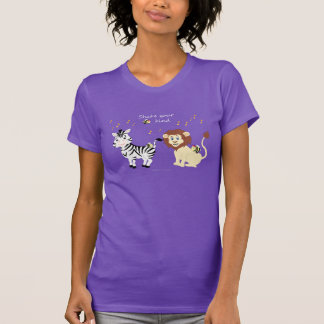 ミュージックアニマルズ - "Shake Your Bee-Kind" 女性用 Tシャツ