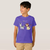 ミュージックアニマル - "Shake Your Bee-Kind" キッズ Tシャツ (正面フル)