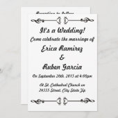 ミュージックアロー 招待状 (正面/裏面)