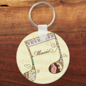 ミュージックアート2 キーホルダー (正面)