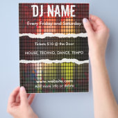 ミュージックイコライザーバー フライヤー (手)